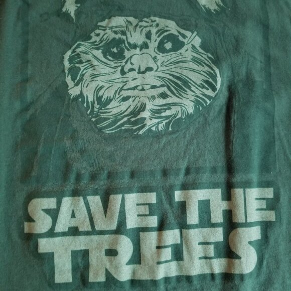 Disney Forest Green Ewok Tank Top - Picture 1 of 4